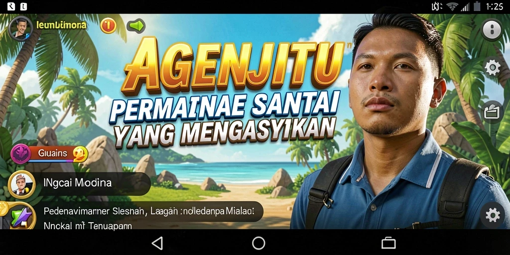 Tangkapan layar utama AGENJITU menampilkan gameplay yang menyenangkan dan dinamis.