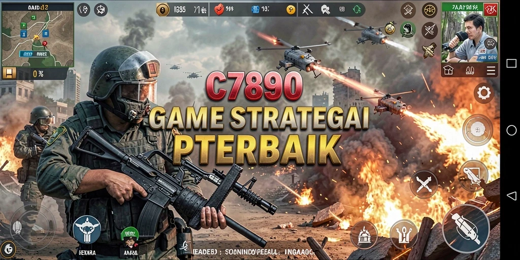 Menampilkan gameplay strategis yang seru dalam C7890.