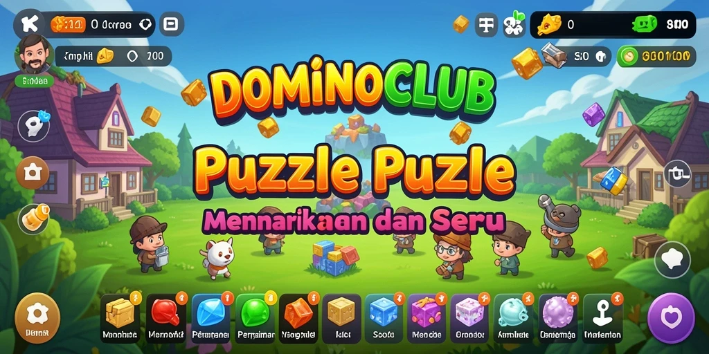 Tangkapan layar gameplay seru dari DOMINOCLUB yang penuh teka-teki.