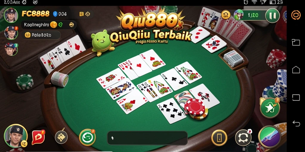 Tampilan gameplay FC888 yang mendebarkan saat bermain QiuQiu.
