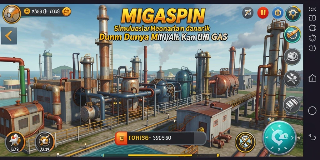 Tampilan gameplay MIGASPIN yang menawan dan dinamis.