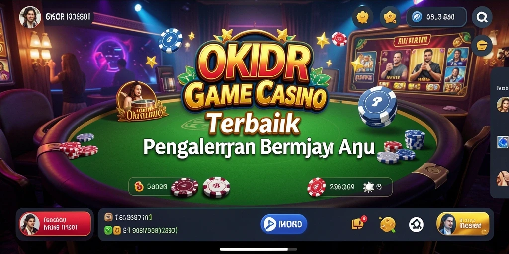 Gameplay menarik dan interaktif di OKIDR Live Casino.