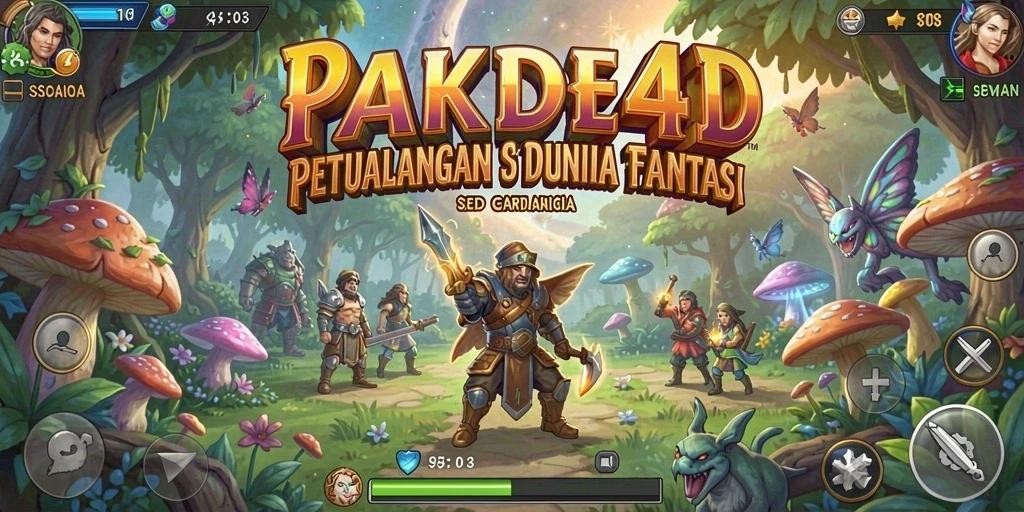 Tangkapan layar utama PAKDE4D menampilkan momen mendebarkan dalam eksplorasi dunia petualangan.