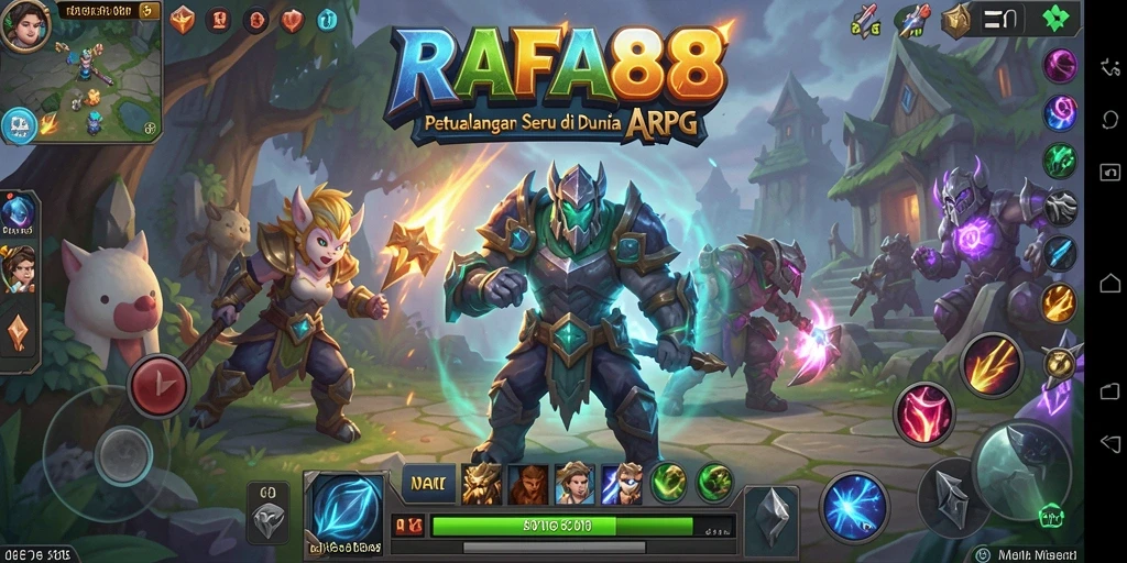 Tangkapan layar gameplay RAFA88 menampilkan aksi seru dalam dunia ARPG.