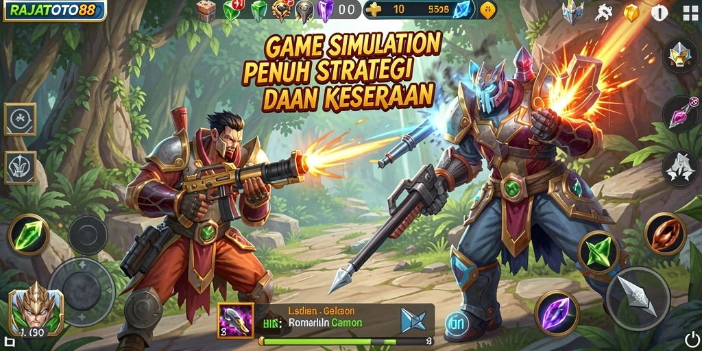 Tampilan gameplay RAJATOTO88 yang menarik dan interaktif.