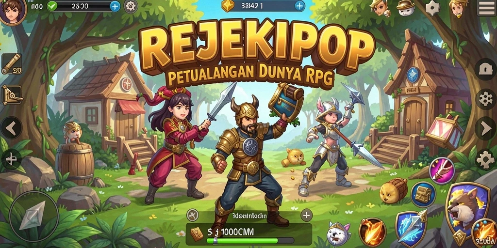 Tampilan menarik dari petualangan epik di REJEKIPOP.