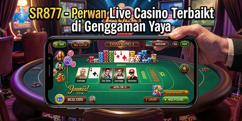 Tampilan gameplay nyata dari SR877 dalam sesi Live Casino.
